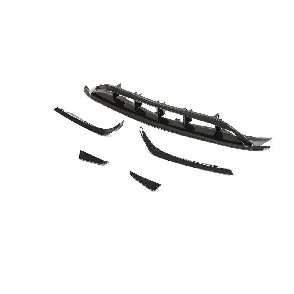 JC-ZYY097-CF Carbon Fiber A45 Front Valance Lip with Canards for Mercedes Benz W176 A250 AMG Style 2013-2018