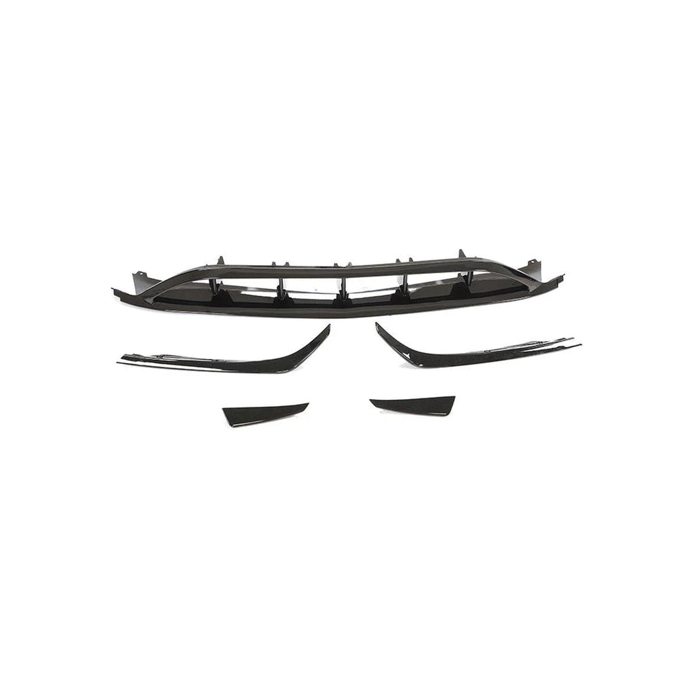 JC-ZYY097-CF Carbon Fiber A45 Front Valance Lip with Canards for Mercedes Benz W176 A250 AMG Style 2013-2018