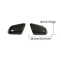 ML-ZDH382-PRO Dry Carbon Fiber Exterior Side Rearview Mirror Cover for Ford Mustang GT500