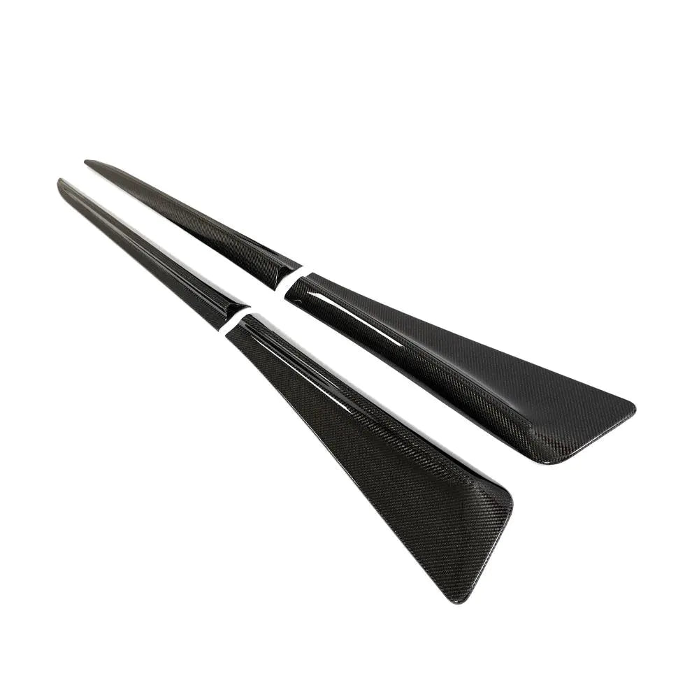 ML-ZDH375 Carbon Fiber Exterior Side Door Panel Trims Side Skirts for Mercedes Benz Smart 1 2022 2023