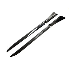 ML-ZDH375 Carbon Fiber Exterior Side Door Panel Trims Side Skirts for Mercedes Benz Smart 1 2022 2023