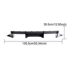 ML-ZDH390-PRO Dry Carbon Fiber Rear Diffuser for BMW G87 M2 2023