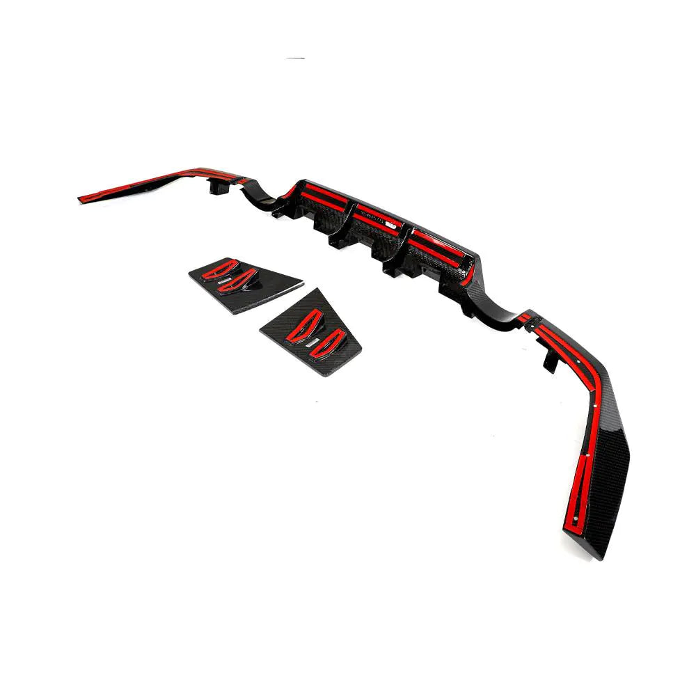 ML-YWW148-PRO Pre-preg Dry Carbon Fiber Rear Bumper Diffuser for Nissan 400Z