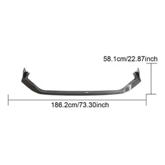 ML-PZJ135 Carbon Fiber Front Lip for Honda Civic Type R Hatchback 4-Door 2023