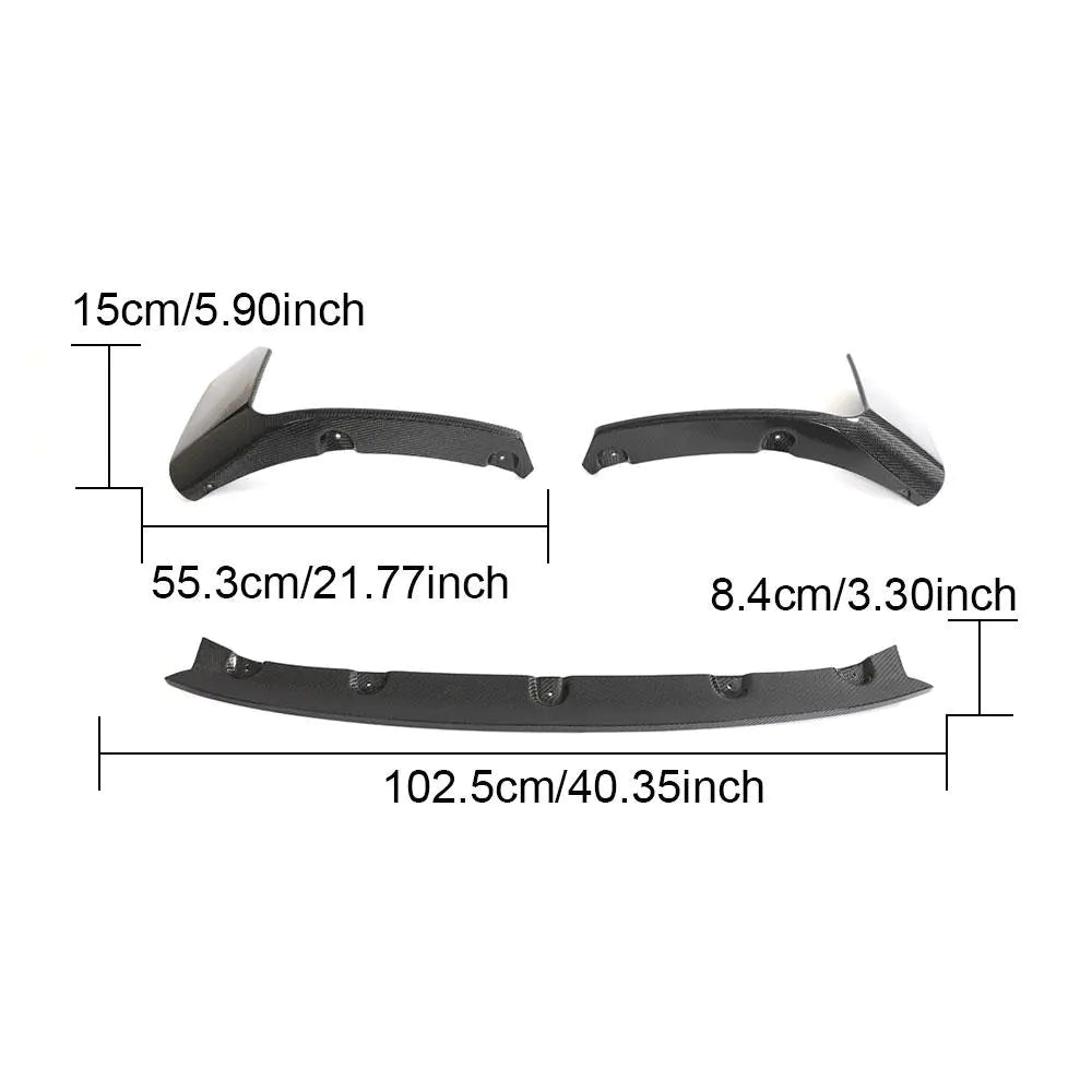 JC-HD565 JCSPORTLINE Real Carbon Fiber Front Bumper Lip for BMW G87 M2 Coupe 2023