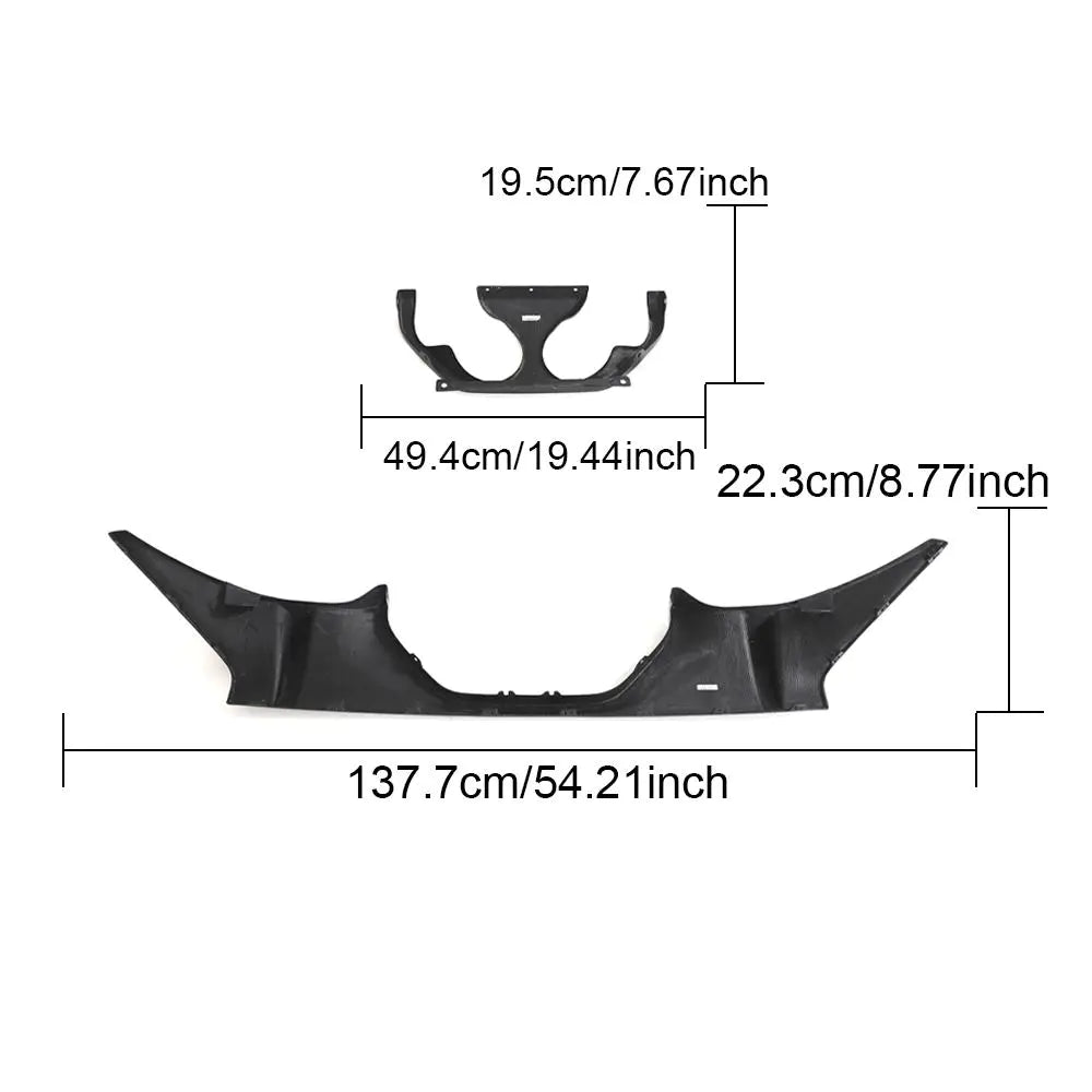 JC-HD588 Carbon Fiber Car Rear Bumper Lip Diffuser for BMW F87 M2 Base Coupe 2022-2023