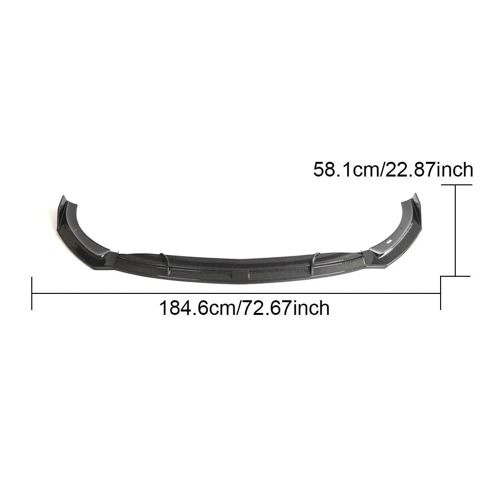 ML-ZDH376 Carbon Fiber front bumper lip for Mercedes Benz W118 AMG Style 2020-2022