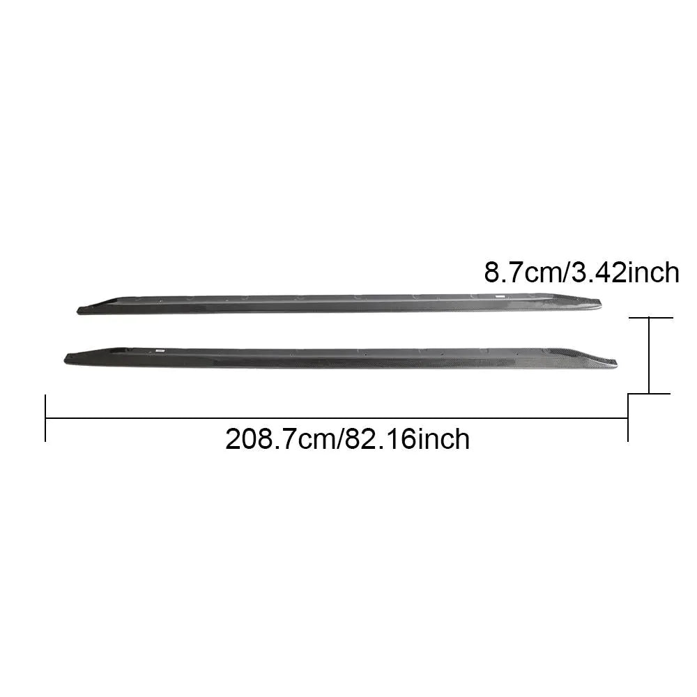 JC-HD604 Real Carbon Fiber G80 M3 Side Skirts Extension Lip for BMW G80 M3 Competition 2021 2022 2023