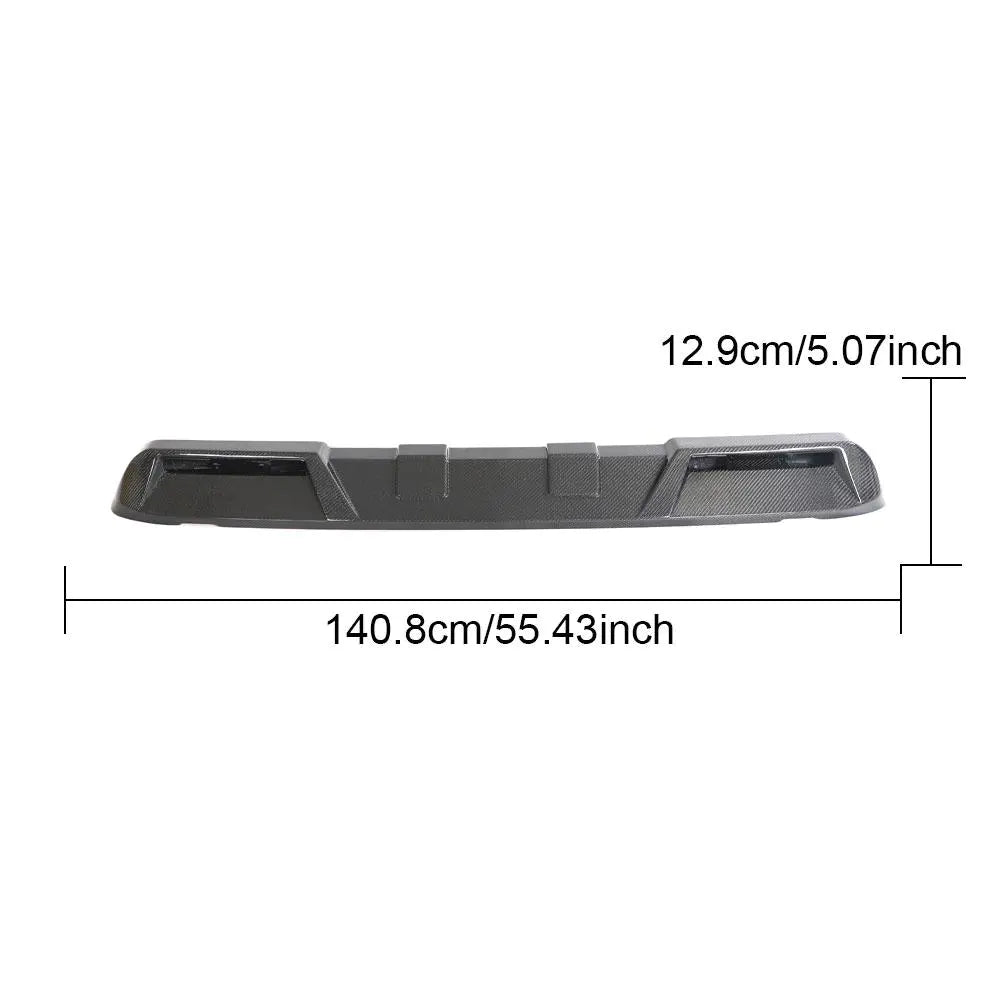 ML-PZJ107 Carbon Fiber Front Roof Spoiler for Ford Bronco 2-Door 4-Door 2021-2023