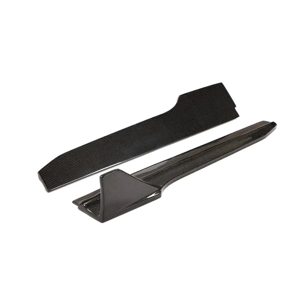 JC-BC103 Carbon Fiber Side Skirts Extension for Audi A4 S-LINE S4 Sedan 4-Door 2020-2021