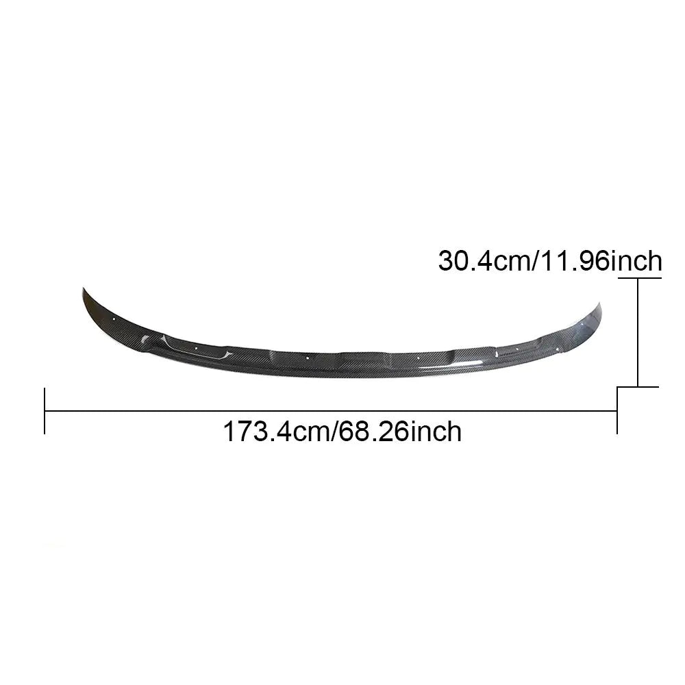 ML-ZDH403 Carbon Fiber Front Bumper Lip for Mercedes Benz Smart #3