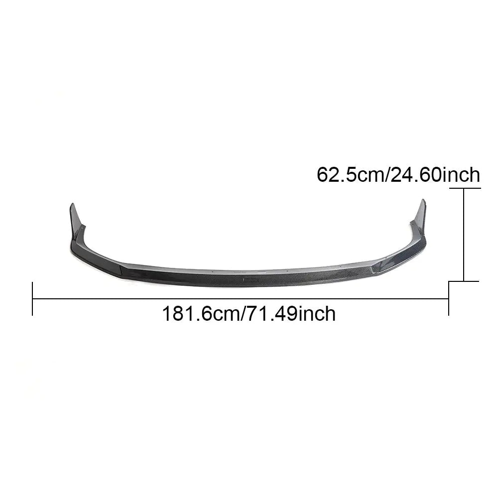 ML-XY017 Carbon Fiber Front Lip Splitter Spoiler For Lexus RC F RCF 2015-2018
