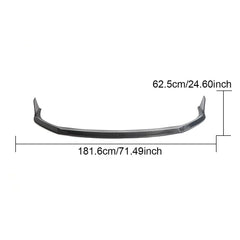 ML-XY017 Carbon Fiber Front Lip Splitter Spoiler For Lexus RC F RCF 2015-2018