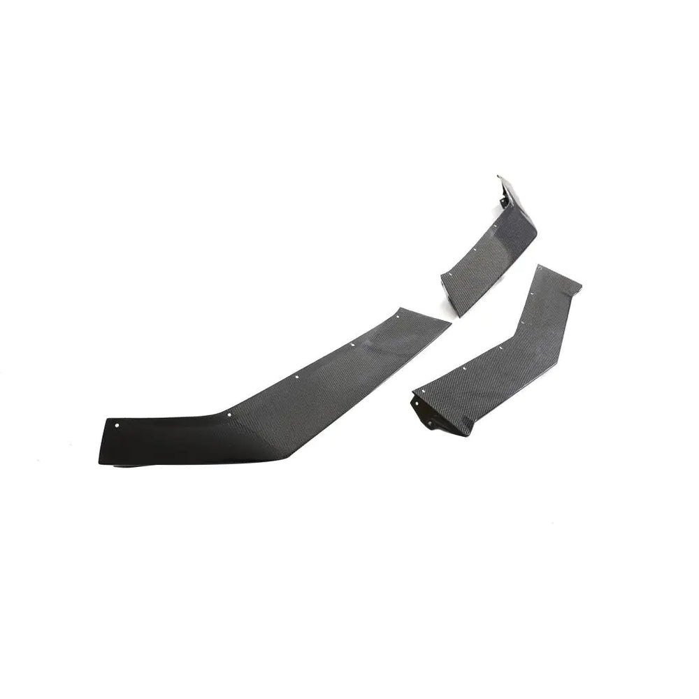 JC-HD608 CARBON FIBER Front Lip Splitter For 23-Up Corvette C8 Z06 Z07 Package Upgrade