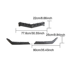 JC-HD608 CARBON FIBER Front Lip Splitter For 23-Up Corvette C8 Z06 Z07 Package Upgrade