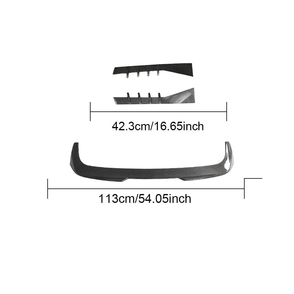 ML-XY022 Carbon Fiber Roof spoiler for BMW G81 M3 2021-2023