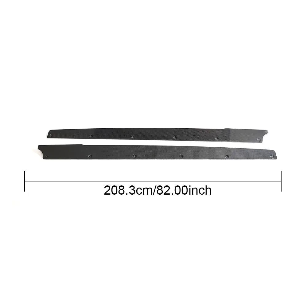 EE-HTW7021-PRO Carbon Fiber Side Skirts for Tesla Model 3 2023-2024