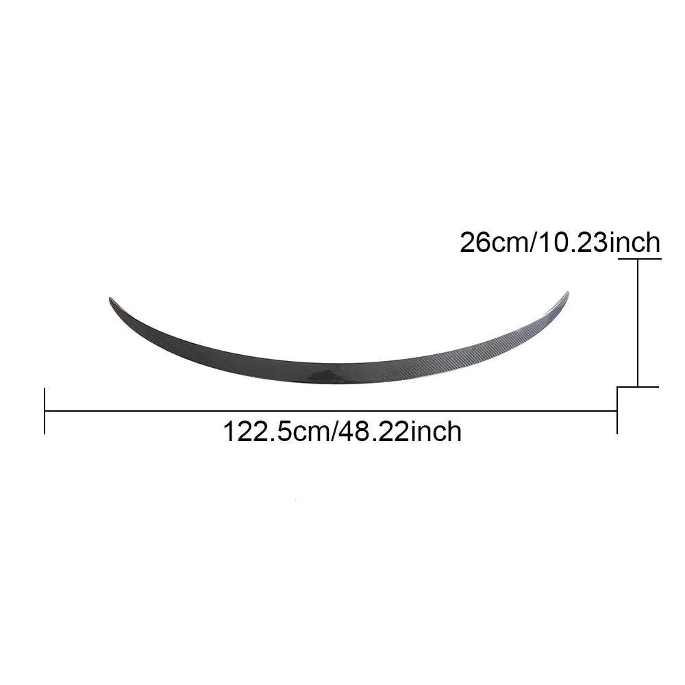 EE-WTM7023-MY Dry Carbon Fiber Rear Trunk Spoiler for Tesla Model 3 2023-2024