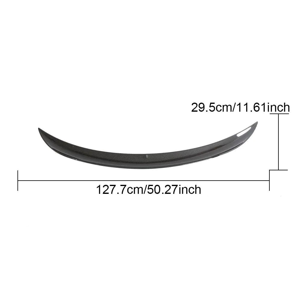EE-ZDH7024-PRO Dry Carbon Fiber Rear Spoiler Wing For Tesla Model 3 Base Sedan 2023