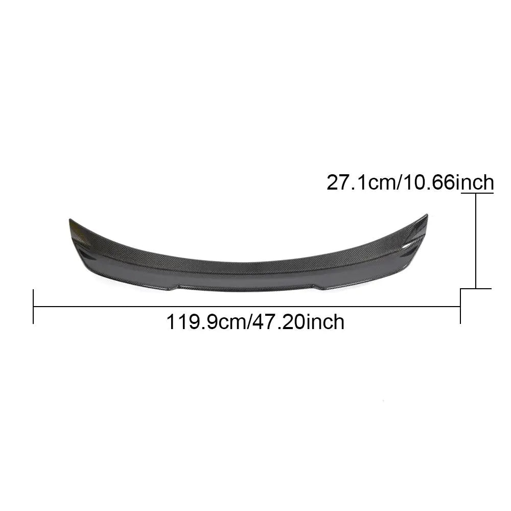 ML-HJW088 Real Carbon Fiber Trunk Spoiler Compatible with 2014-2020 for Lexus (XE30) IS250 IS300 IS350 Sedan