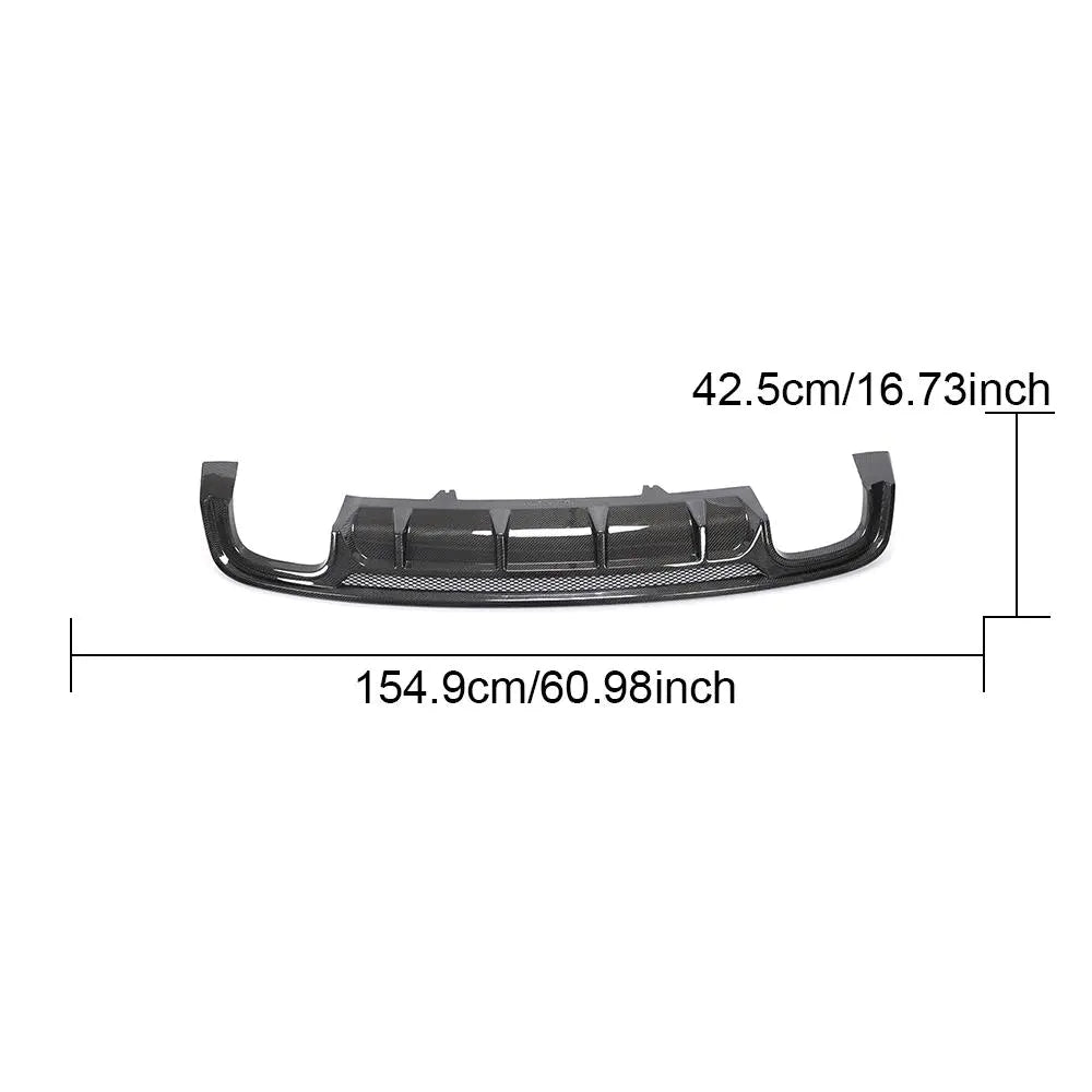 ML-YBX177 Carbon Fiber Rear Diffuser for Audi A5 Quattro S line S5 Sportback 2D 4-Door 2017-2019