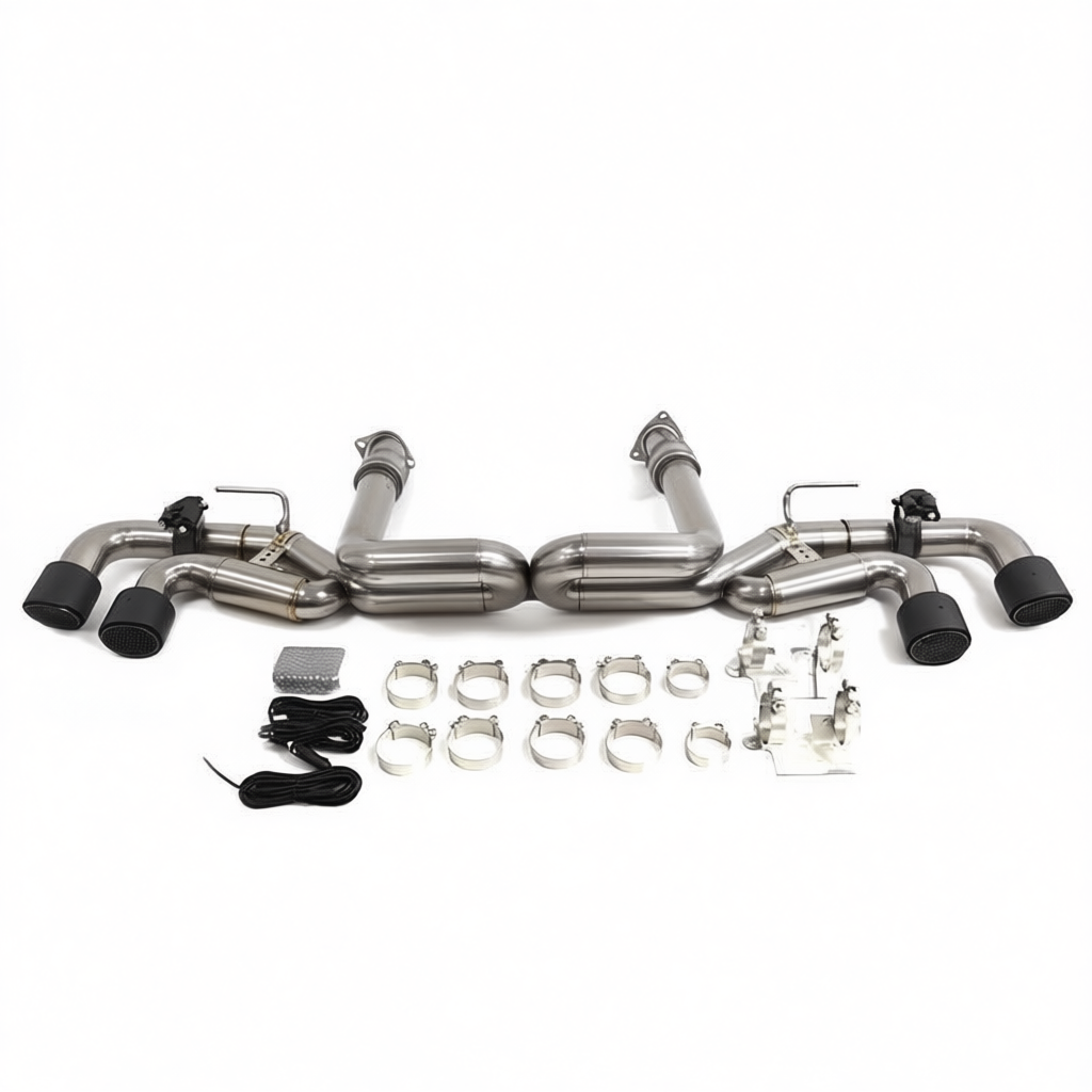 AME Chevrolet Corvette C8 Catback Quad Exit Exhaust