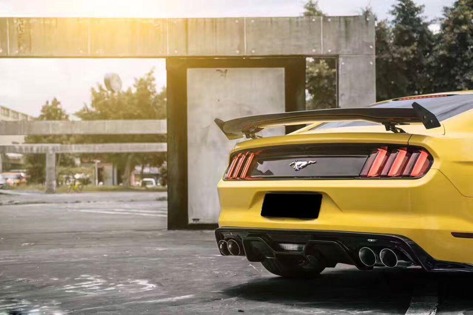 CMST Carbon Fiber Side Skirts for Ford Mustang S550.1 2015- 2017
