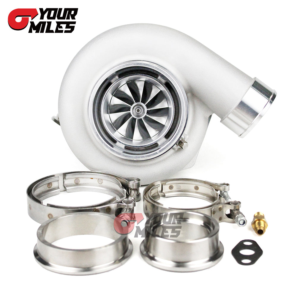 Yourmiles GEN II GTX3582R DBB Flank Milled Wheel Turbo Stainless Steel Turbine Housing