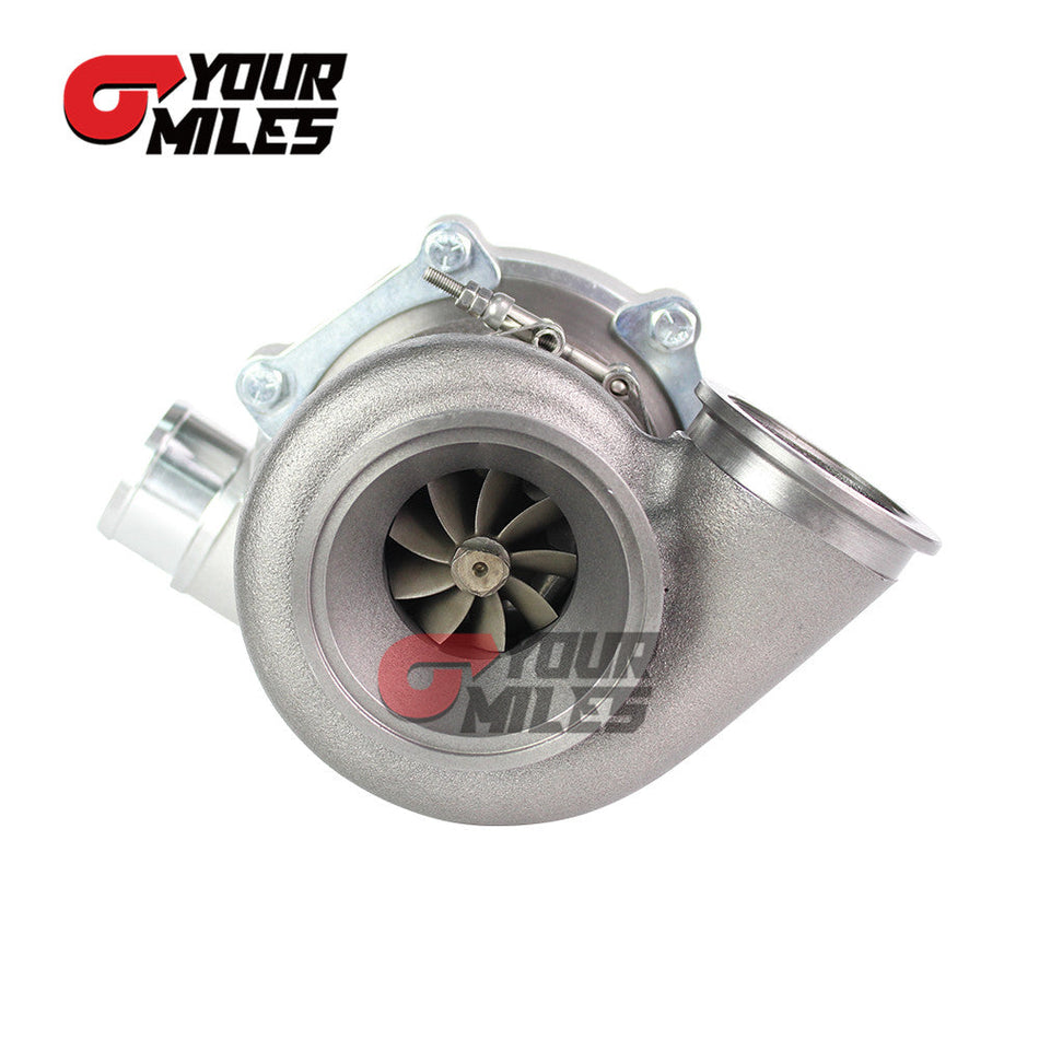 Yourmiles Reverse Rotation G25-550 Dual Ball Bearing Point Milled Comp. Wheel Non-Wastegate TurboCharger 0.72 A/R Vband TH