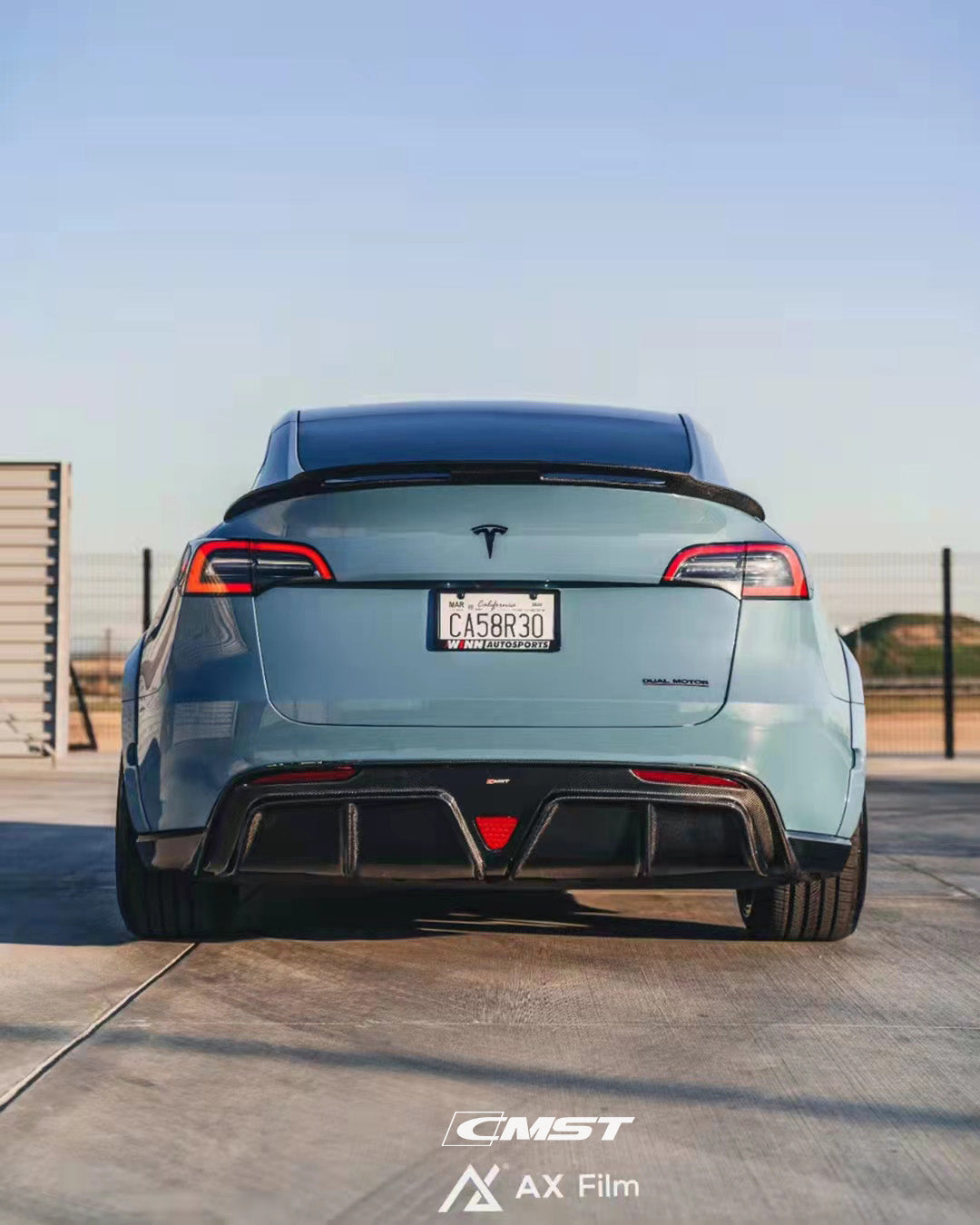 CMST Carbon Fiber Rear Spoiler Ver.1 for Tesla Model Y