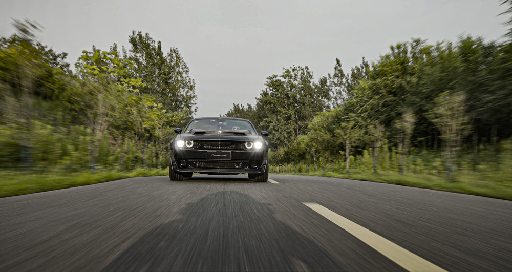 AchenCybe Dodge Challenger Rear Wide Body Round Evebrow& Front Wide Body Fender 2015-2023