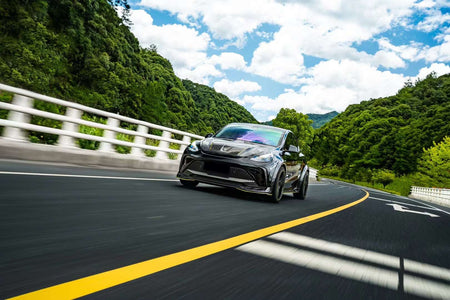 Robot "STARSHIP" Front Bumper & Splitter For Tesla Model Y / Performance