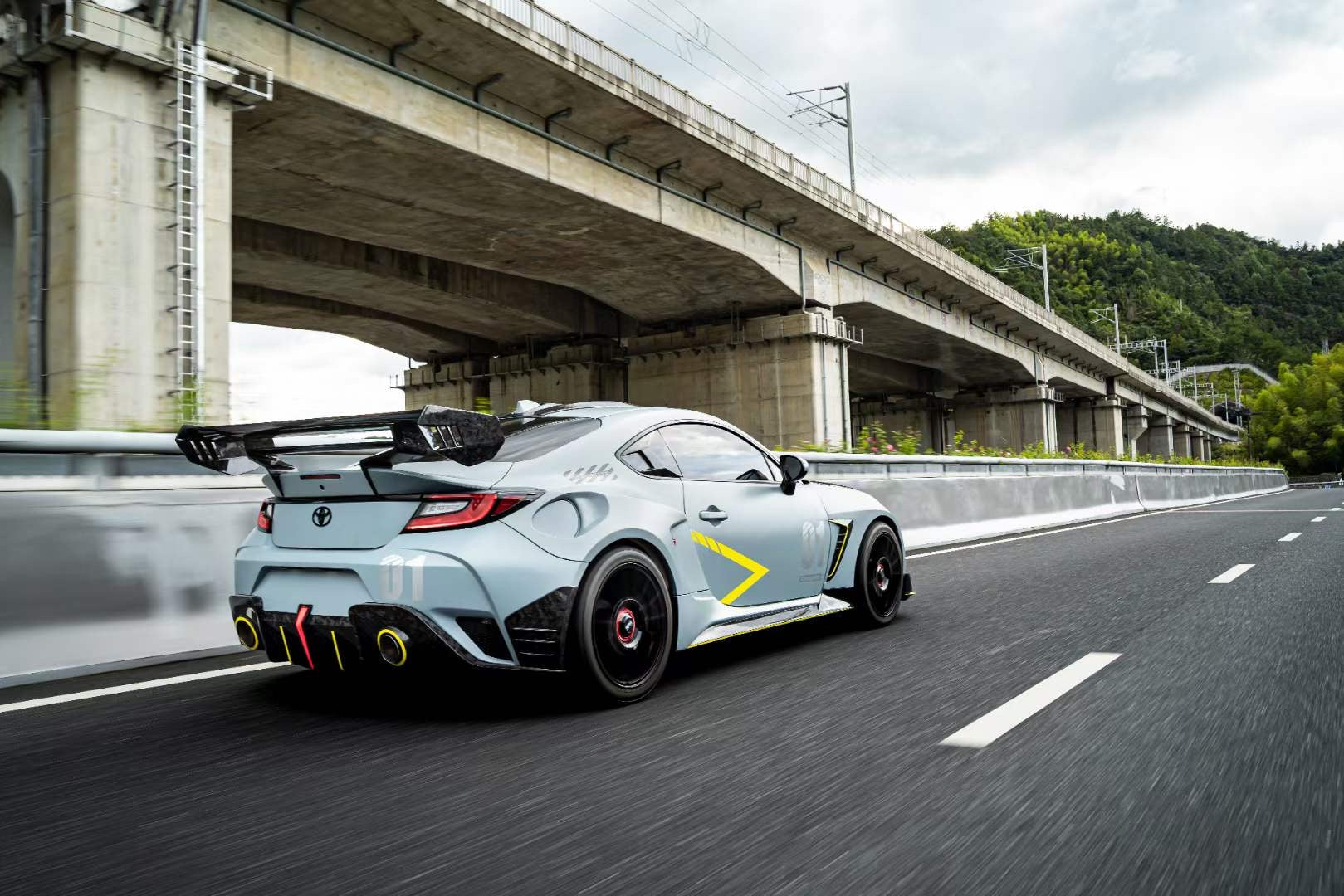 Robot "SHINNING" Extreme Rear GT Wing For Toyota GR86 Subaru BRZ