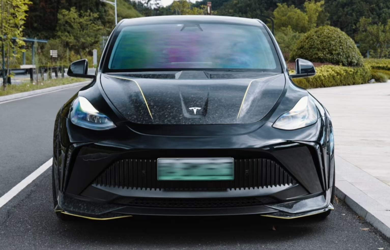 Robot "STARSHIP" Hood Bonnet For Tesla Model Y / Performance