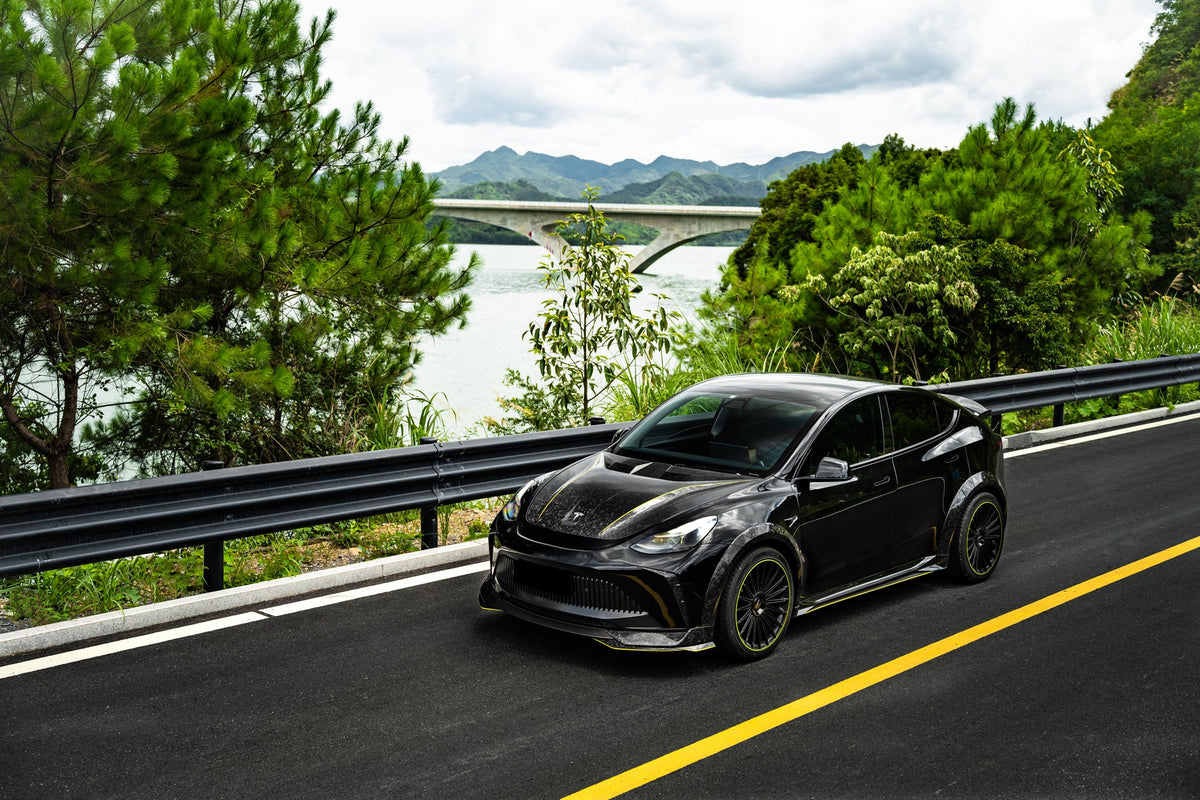 Robot "STARSHIP" Hood Bonnet For Tesla Model Y / Performance