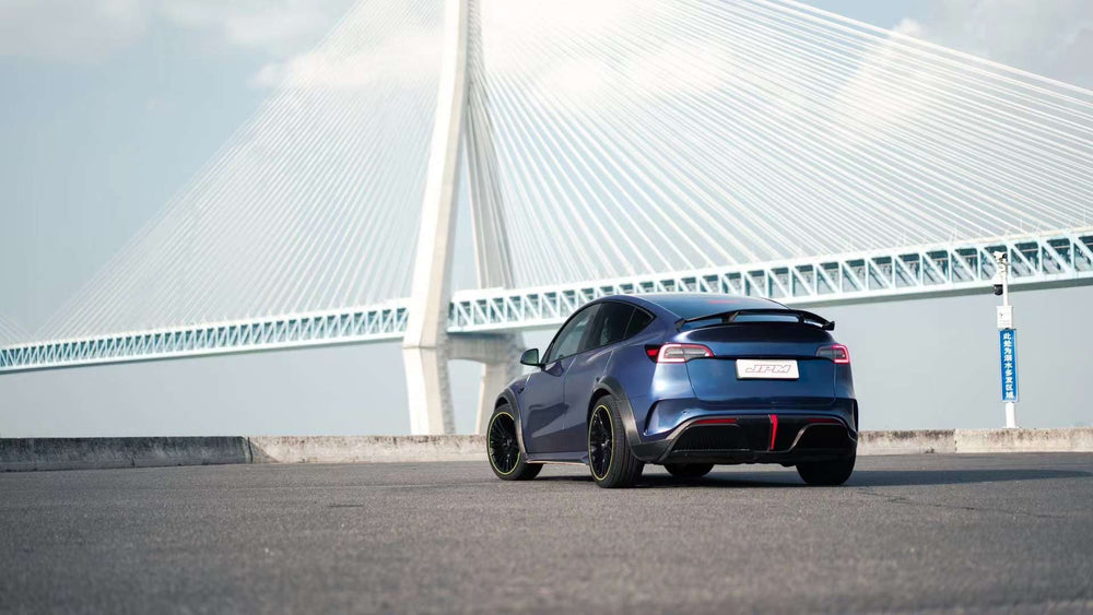 Robot "STARSHIP" Rear Bumper & Diffuser For Tesla Model Y / Performance