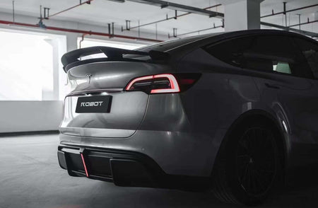 Robot "Starship" Rear Spoiler Wing For Tesla Model Y - Carbon Fiber or FRP