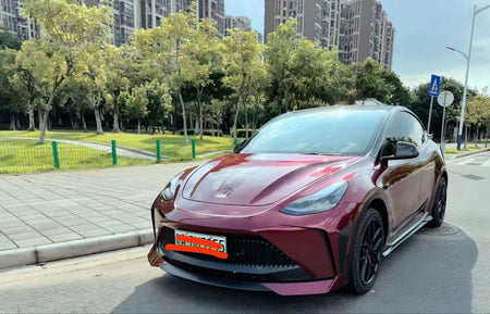 Robot "STARSHIP" Front Bumper & Splitter For Tesla Model Y / Performance