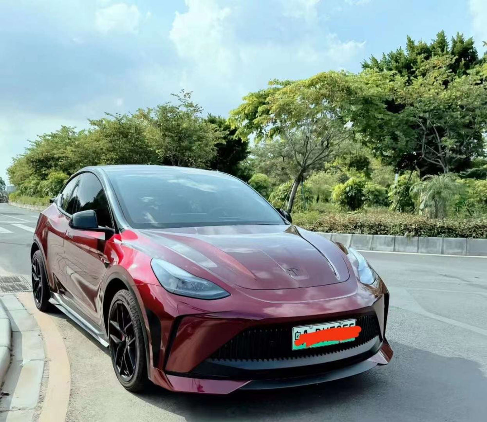 Robot "STARSHIP" Front Bumper & Splitter For Tesla Model Y / Performance