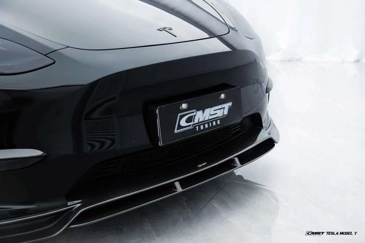 CMST Carbon Fiber Front Lip Ver.2 for Tesla Model Y