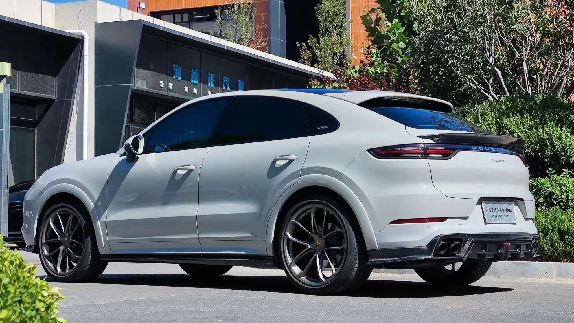 CMST Carbon Fiber Rear Spoiler for Porsche Cayenne Coupe 9Y3 2018-23
