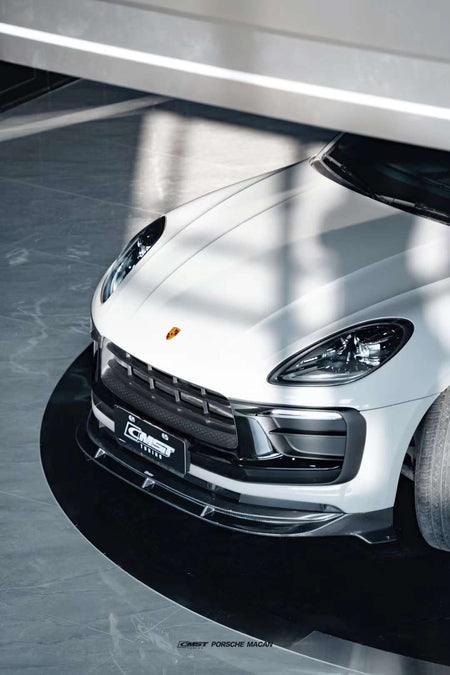 CMST Pre-preg Carbon Fiber Front Splitter for Porsche Macan Base / S / T 2022-ON