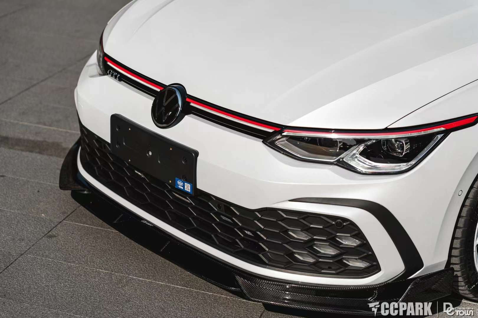 CMST Carbon Fiber Front Splitter for Volkswagen GTI MK8