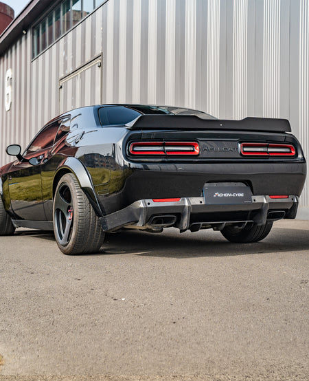 AchenCybe Dodge Challenger Rear Wide Body Round Evebrow& Front Wide Body Fender 2015-2023