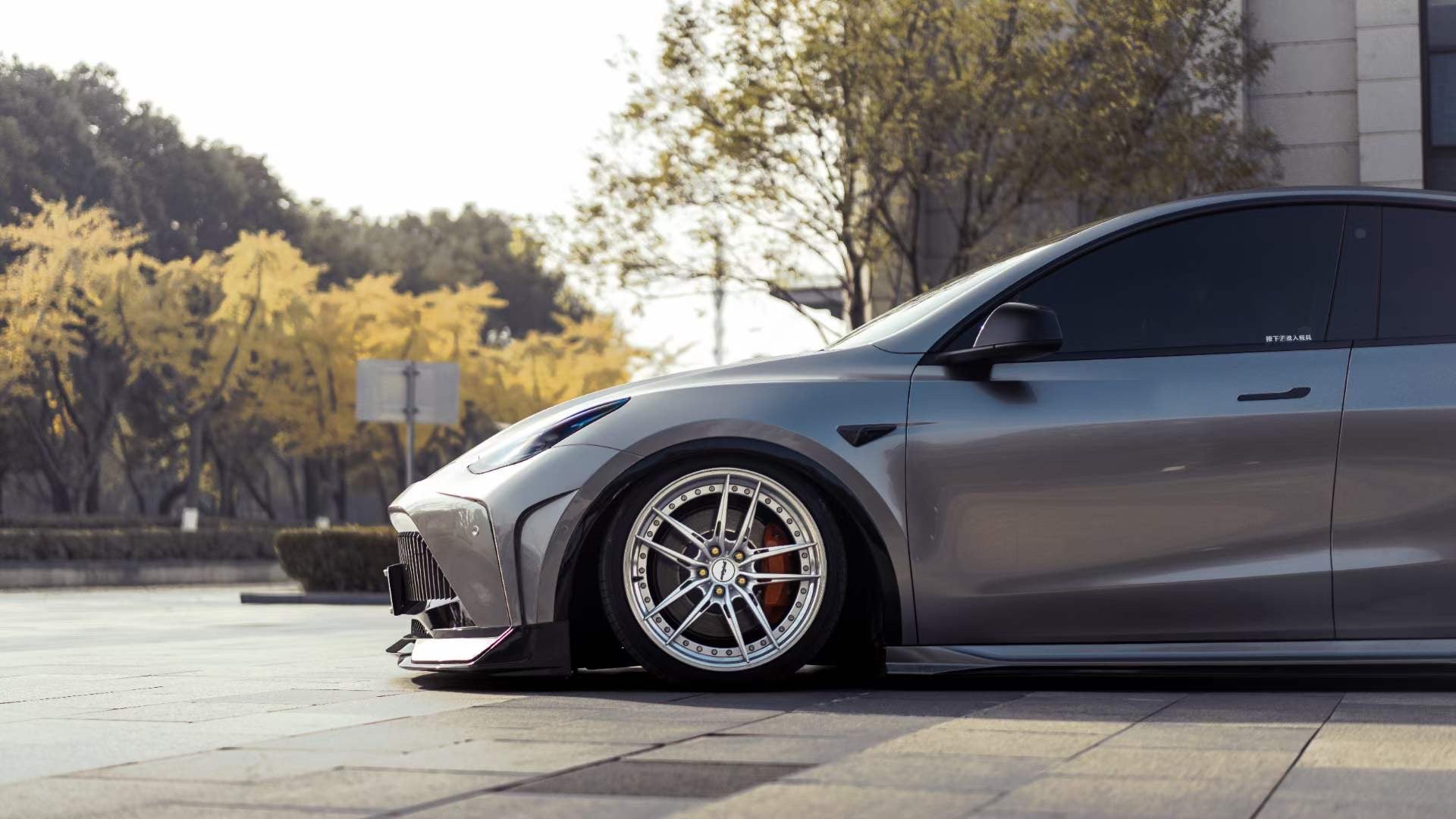 Robot "STARSHIP" Wheel Arches For Tesla Model Y / Performance