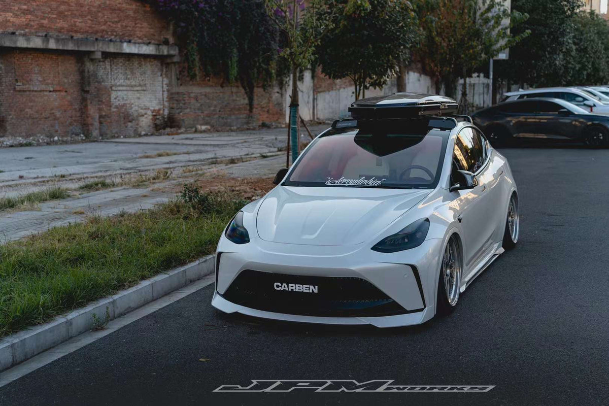 Robot "STARSHIP" Hood Bonnet For Tesla Model Y / Performance