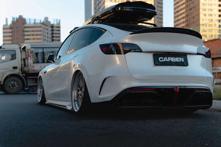 Robot "STARSHIP" Carbon Fiber Rear Spoiler For Tesla Model Y / Performance