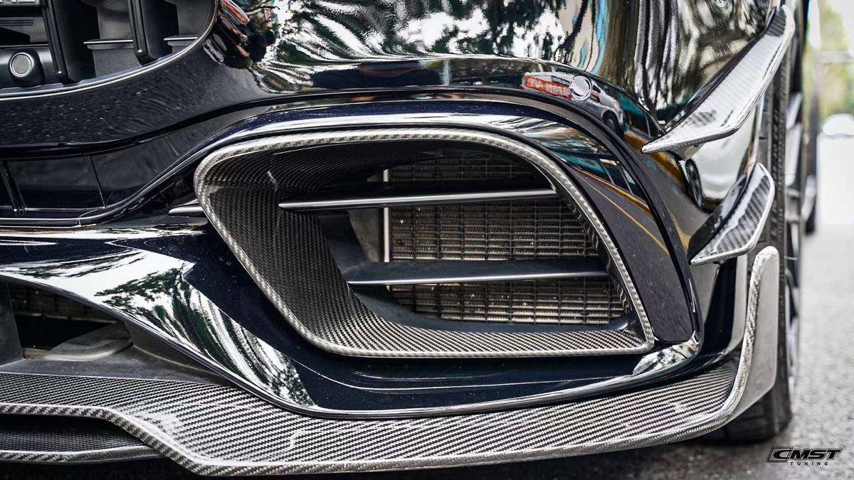CMST Carbon Fiber Front Intake Vent Cover for Mercedes Benz W213 4 Door E63 2021-ON (Facelift)