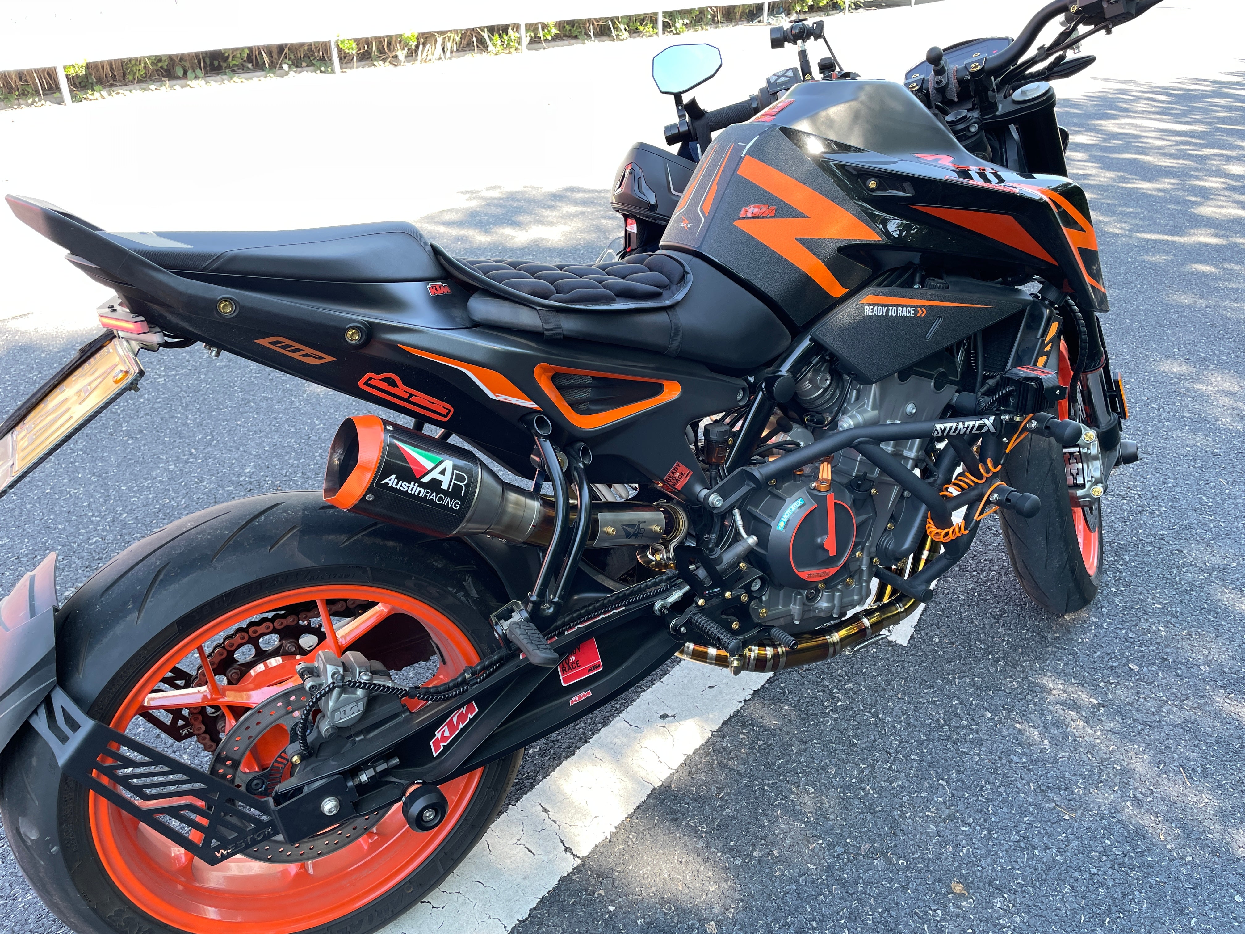 2018 KTM 790 Duke Titanium Exhaust -  Agile Streetfighter Motorcycle