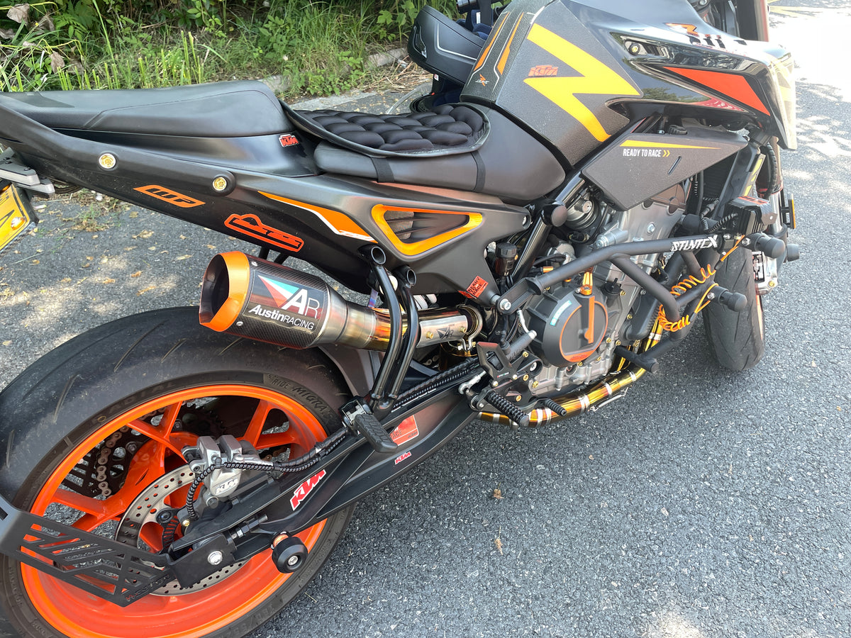 2018 KTM 790 Duke Titanium Exhaust -  Agile Streetfighter Motorcycle